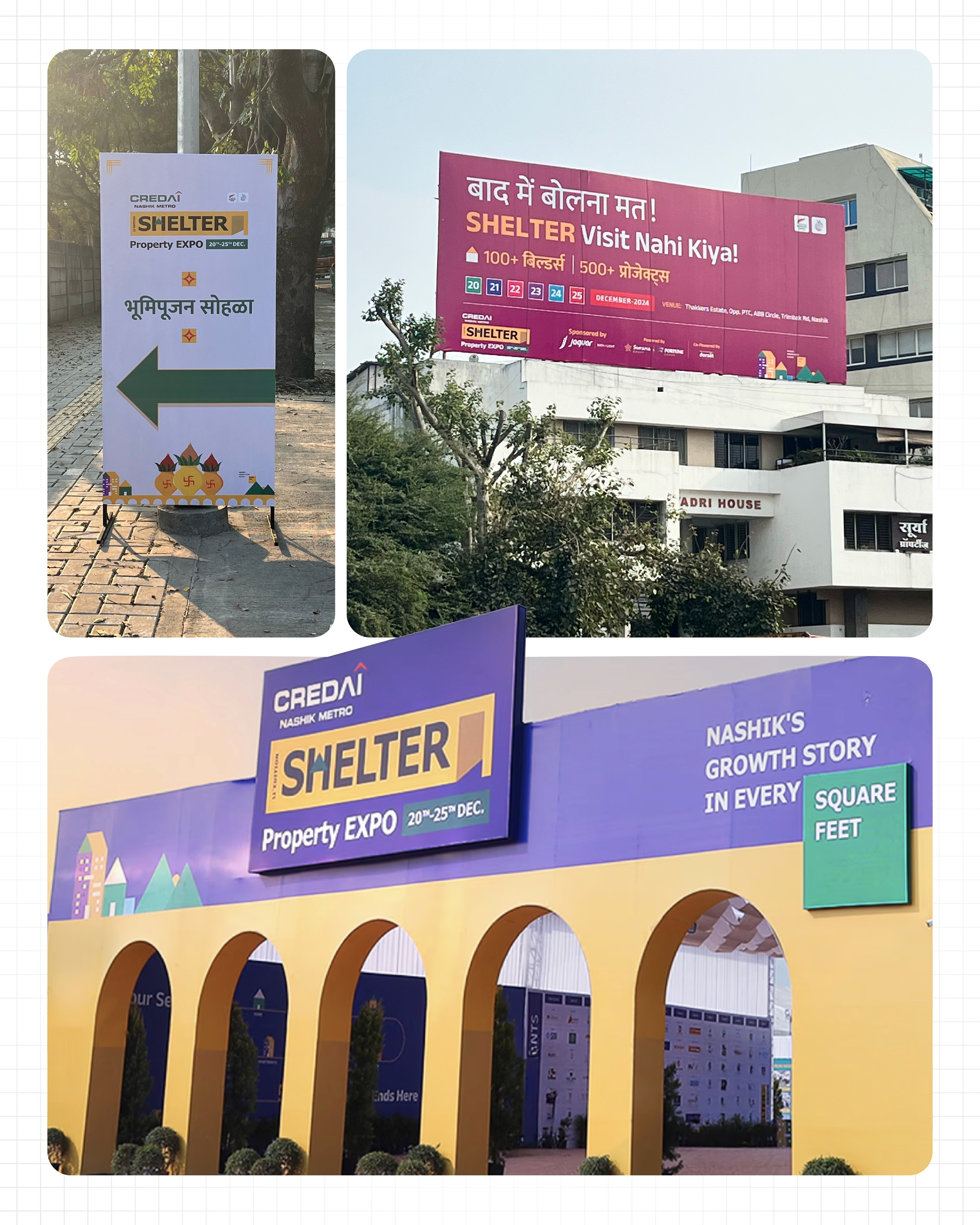 Hoarding Design of Rise with Nashik 