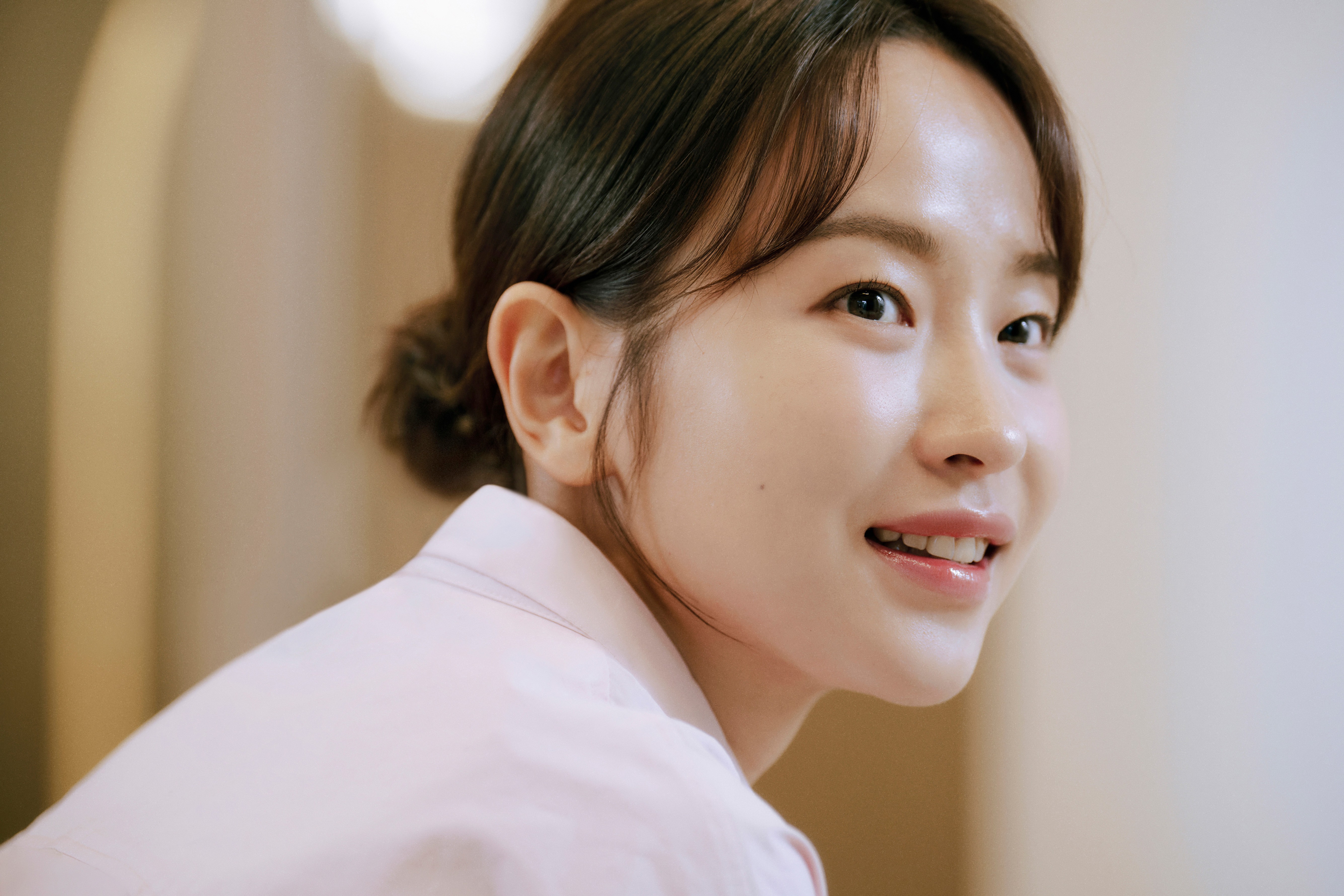 Two students smiling during a language learning session at 612 Academy, reflecting an engaging and human-centered learning experience.