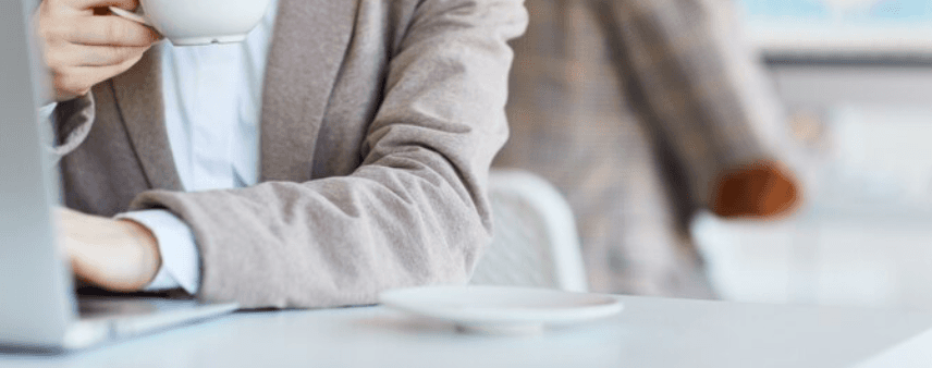 Dynamic picture of a cyclist riding downhill