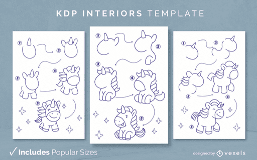 kids coloring book page design