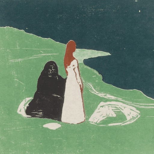 Edvard Munch, "Two Women on the Shore" (1898)
