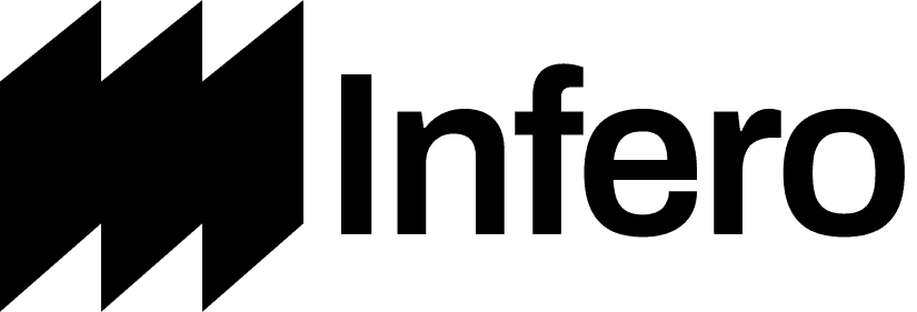 Company logo in white