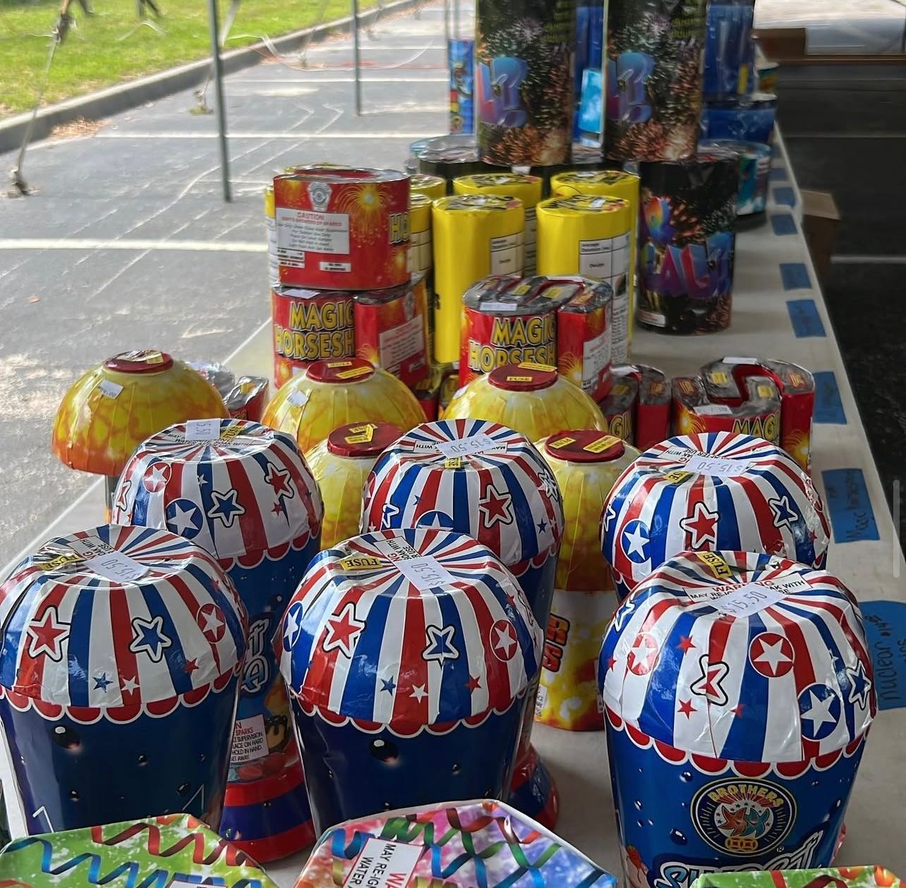 fireworks sold by hodge podge