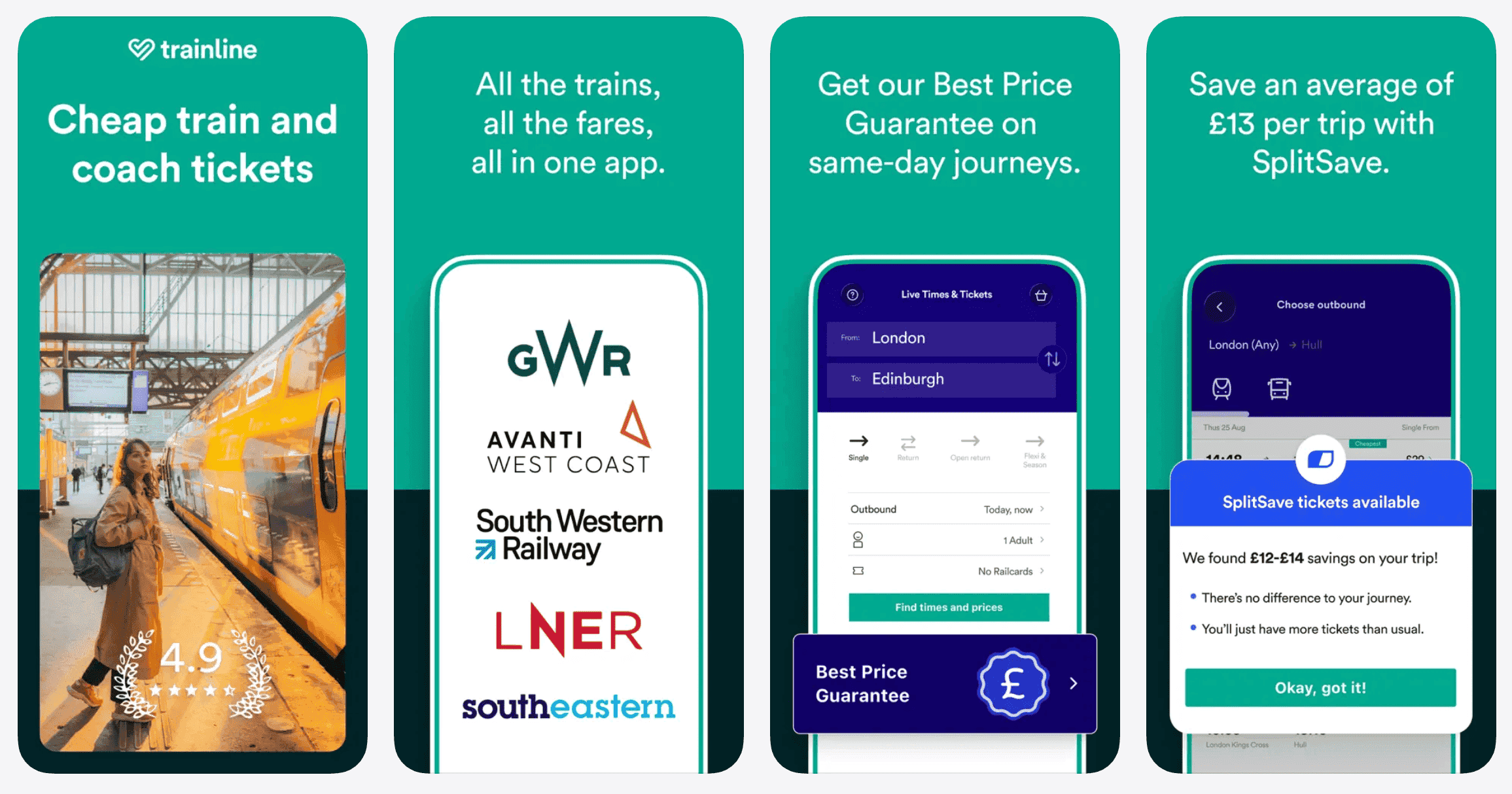 Trainline travel app (best travel apps 2026)