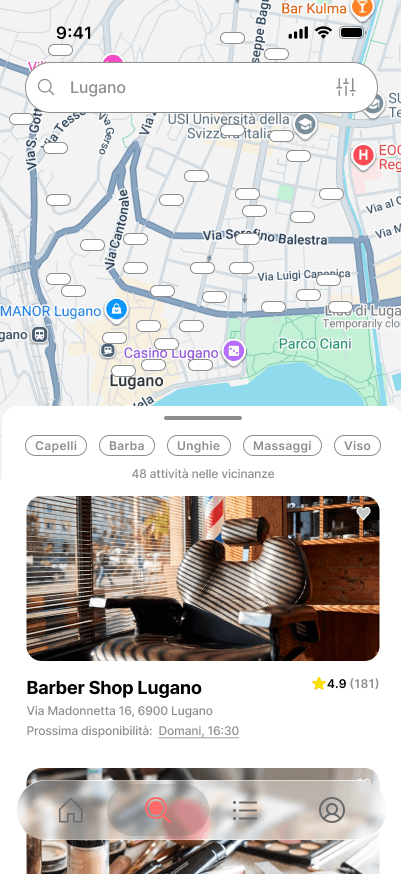 Profilo negozio PrenotaTI