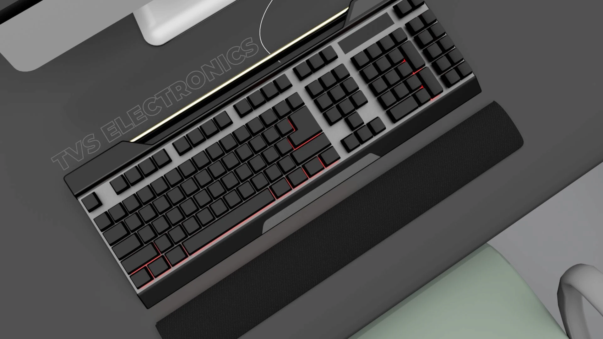TVS Electronics gaming keyboard by AYA Design Studios