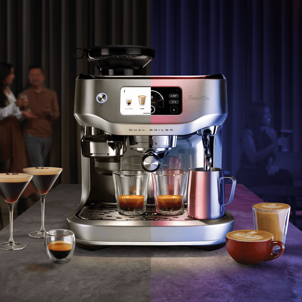 espresso machine with touch interface