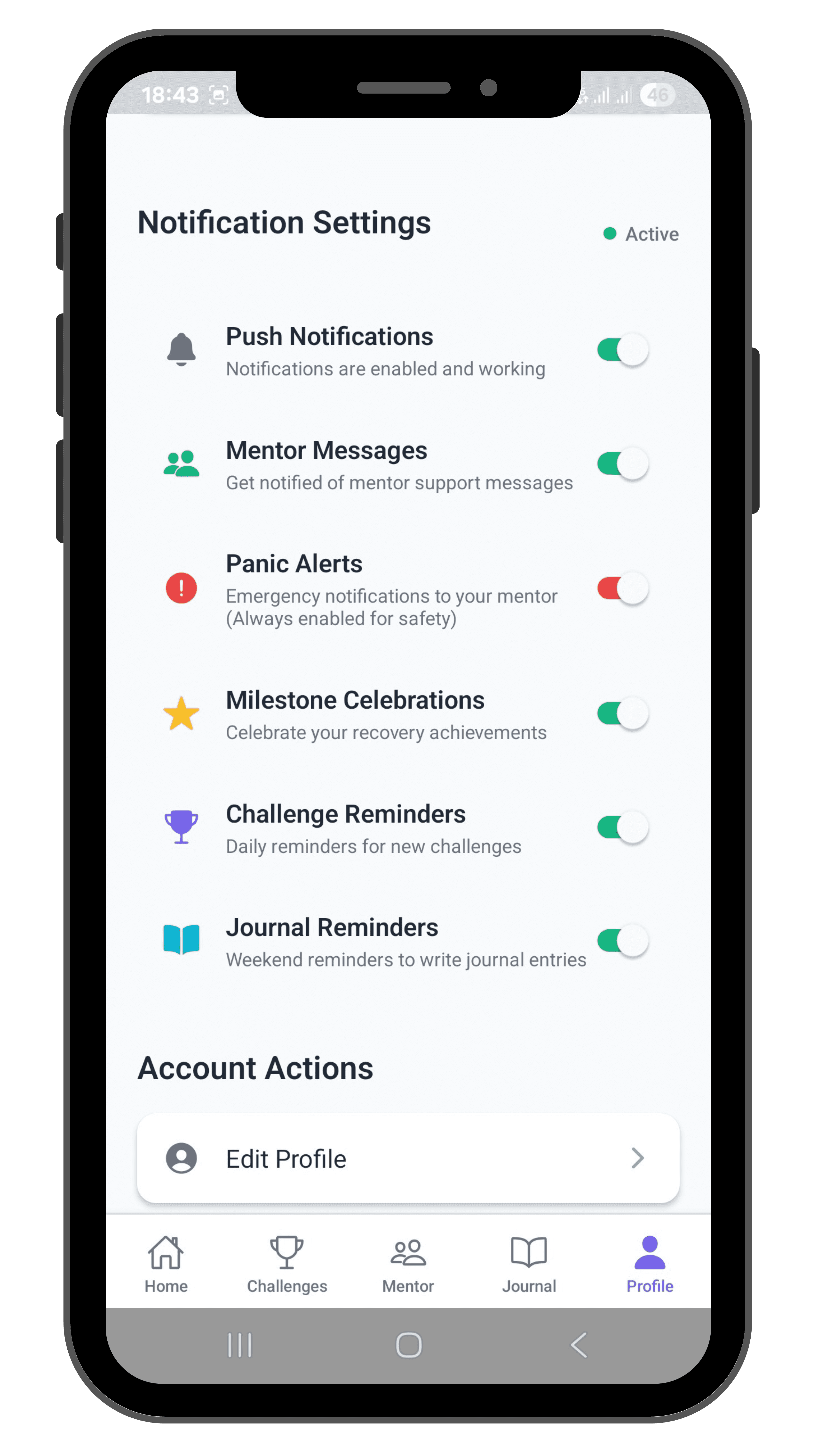 Mobile UI