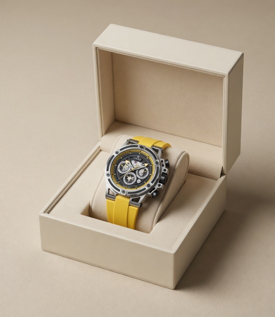 blue ALTURA in case with warm background