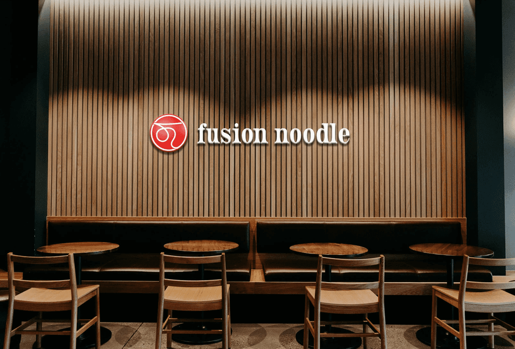 Fusion Noodle ramen restaurant branding / visual identity design