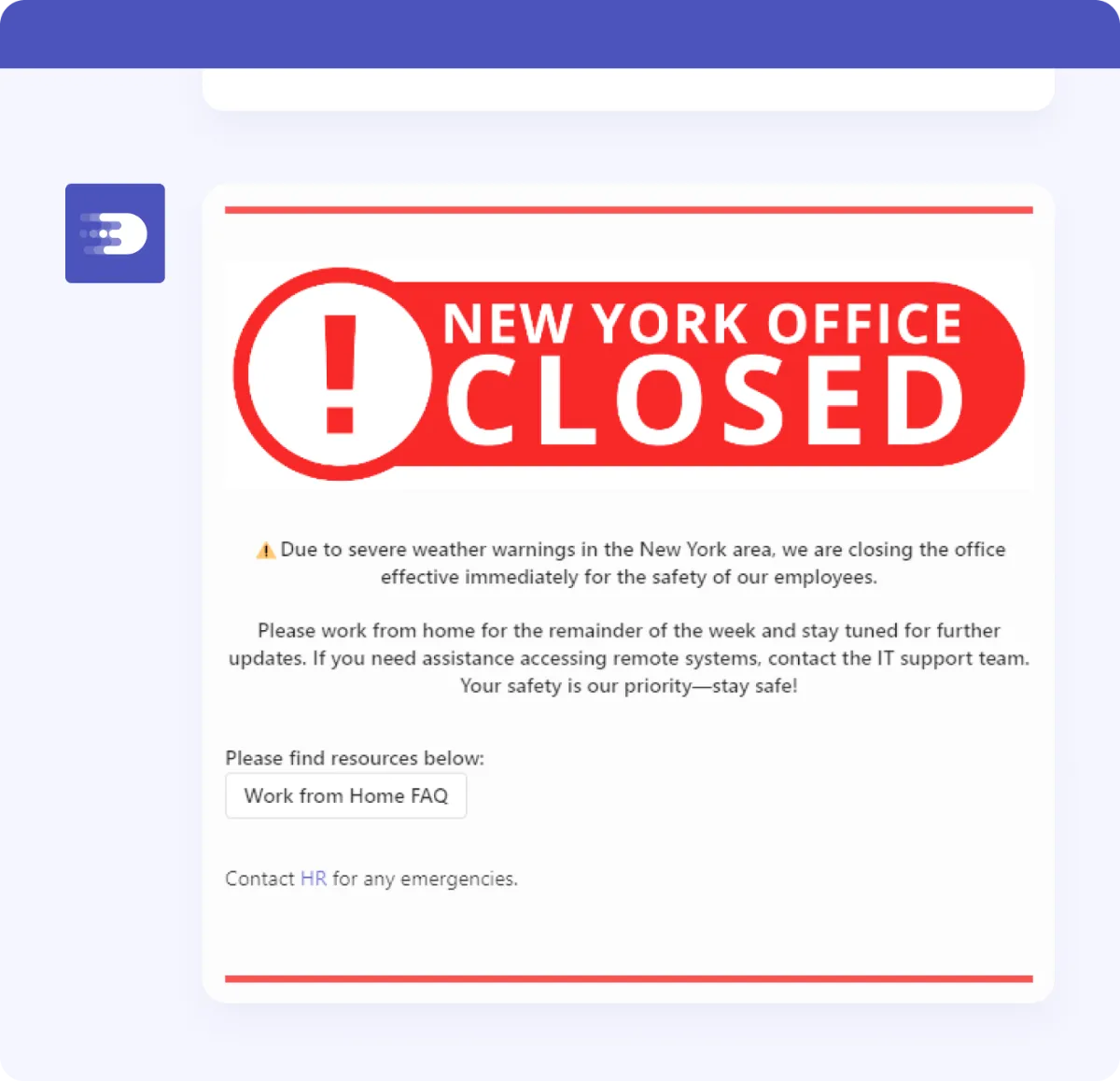 健康診断のお知らせの画像