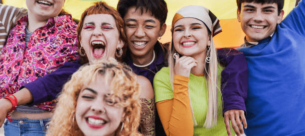 man in black crew neck t-shirt and blue shorts holding woman in white and red