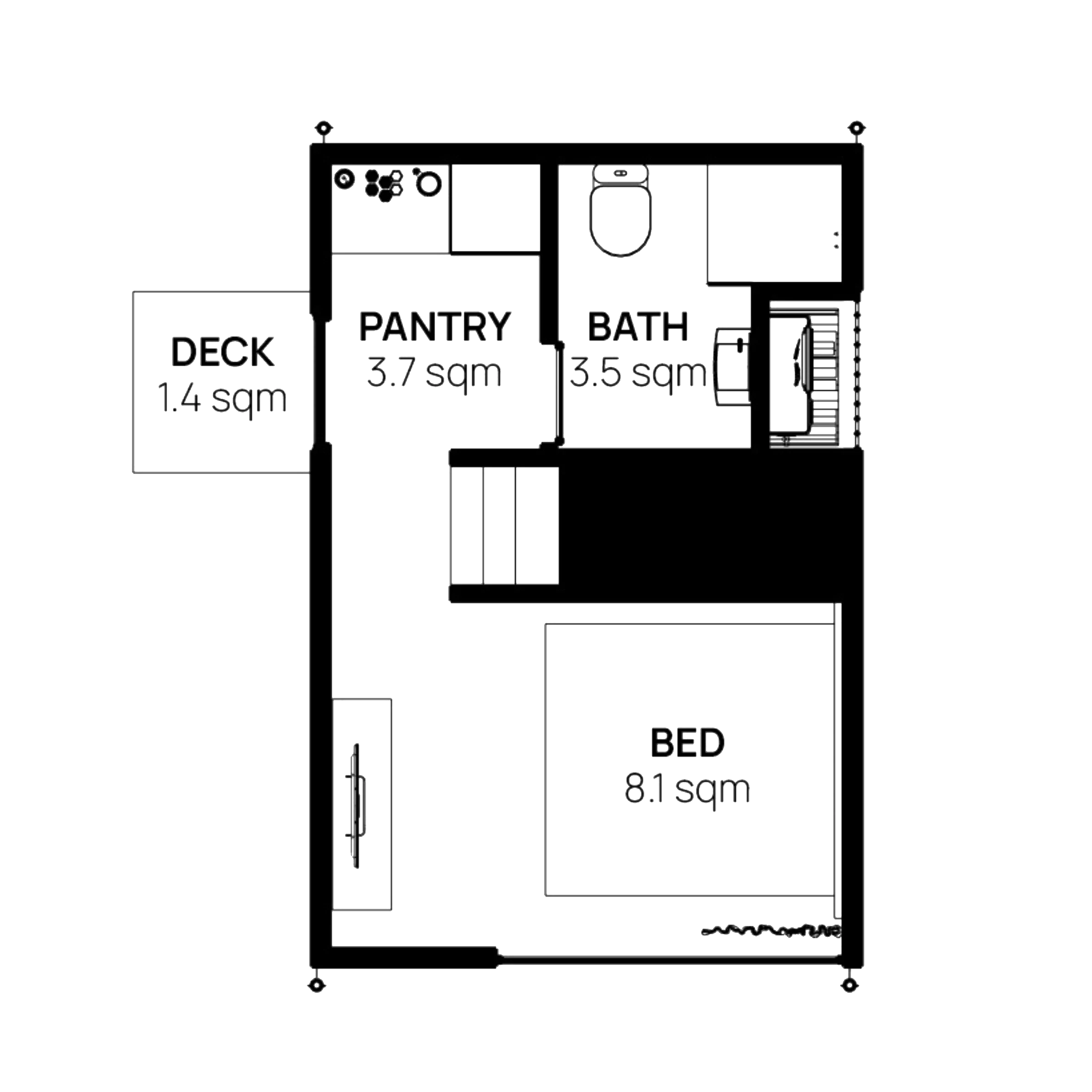 Floorplan ergahuts amoda seravi