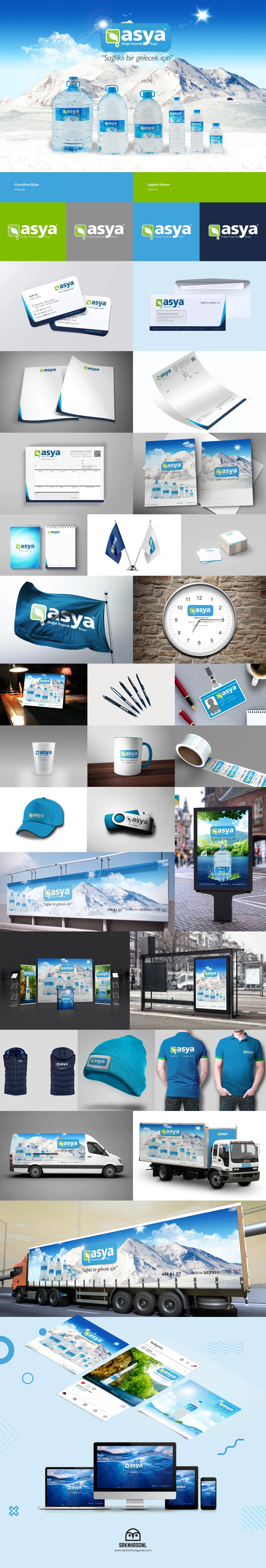 Asya Natural Spring Water Branding