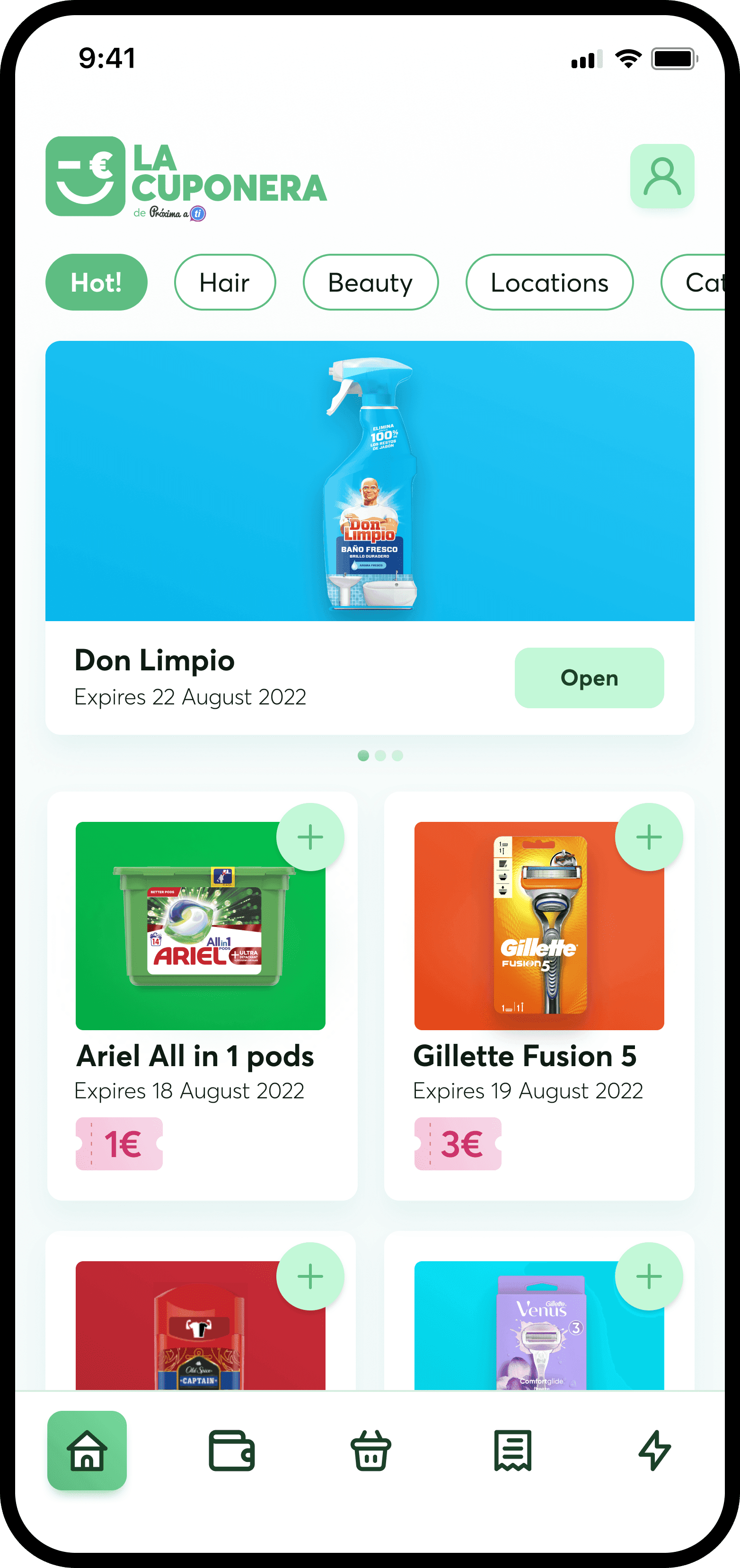 Product design La Cuponera for Procter & Gamble