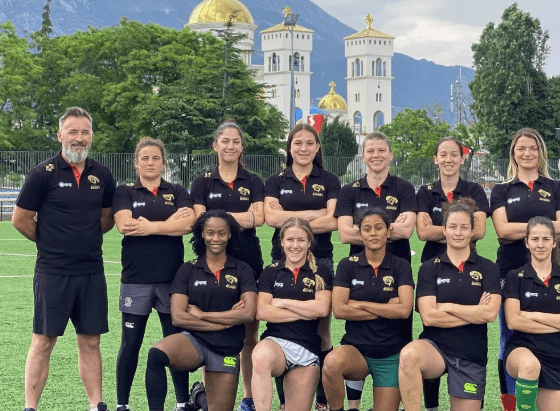 female montenegro rugby squad