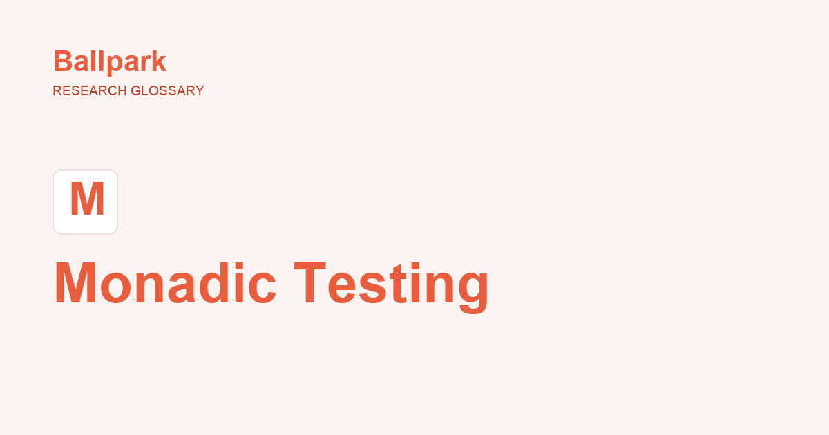 Monadic Testing