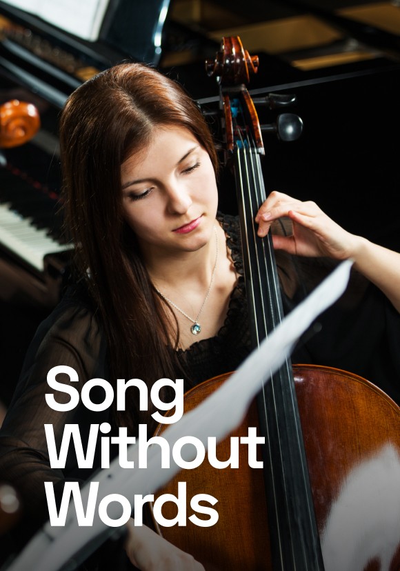 Poster for an event called "Song Without Words"
