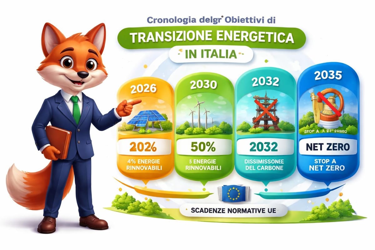 Roadmap della transizione energetica italiana