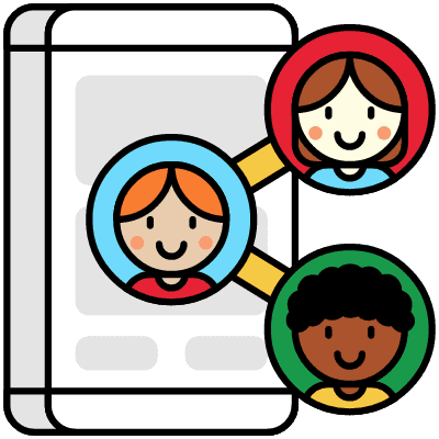 Icône illustrant la culture produit digital : méthodologie agile, design produit et gestion orientée utilisateur.