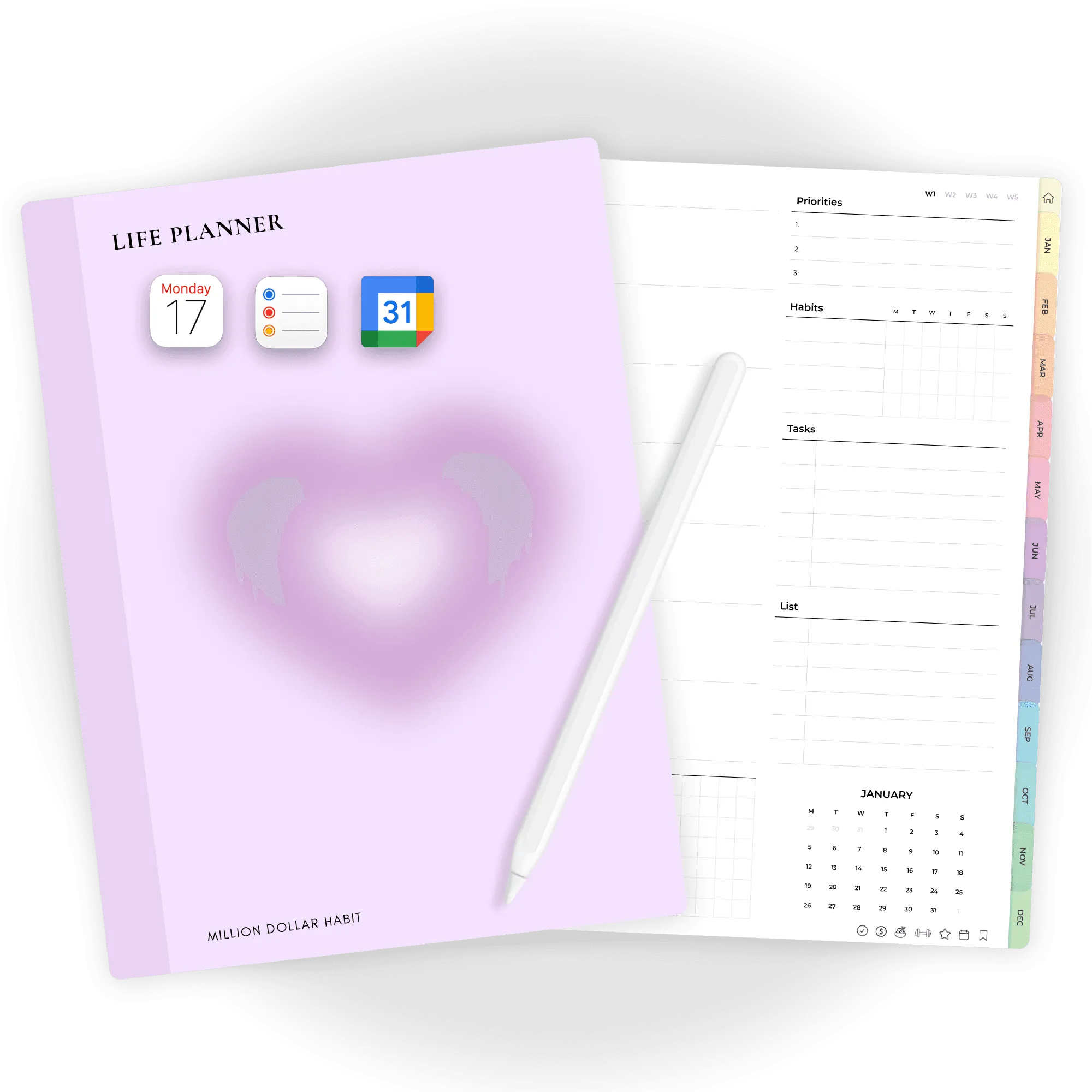 Digital Bullet Journal on iPad