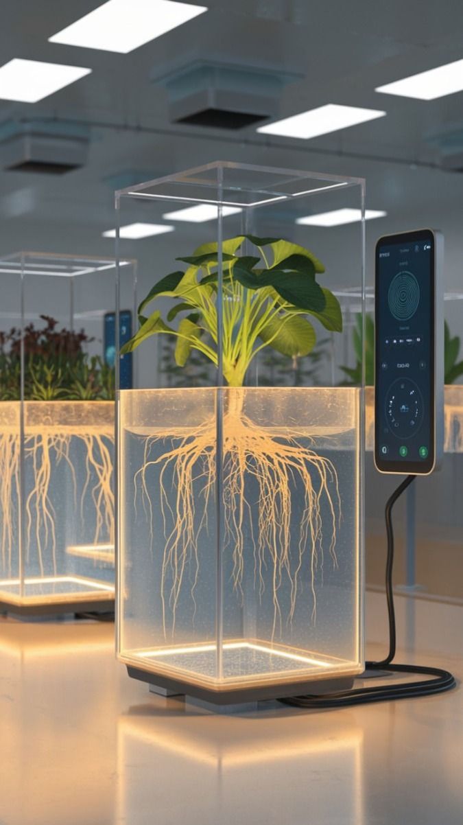 工業風開放式辦公室設計，配備曲面聲學板、室內綠化及人體工學座椅，營造現代感商務工作空間。The industrial-style open-plan office design features curved acoustic panels, indoor greenery, and ergonomic chairs, creating a modern business workspace.