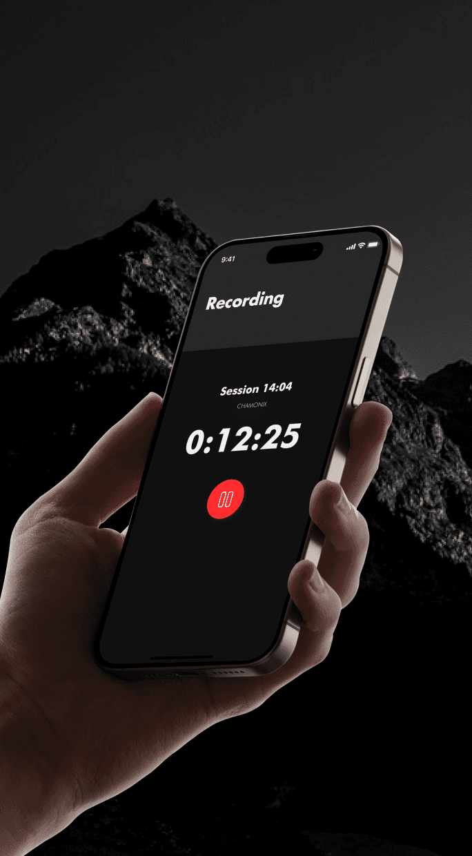 Run recording Truemetrics UI