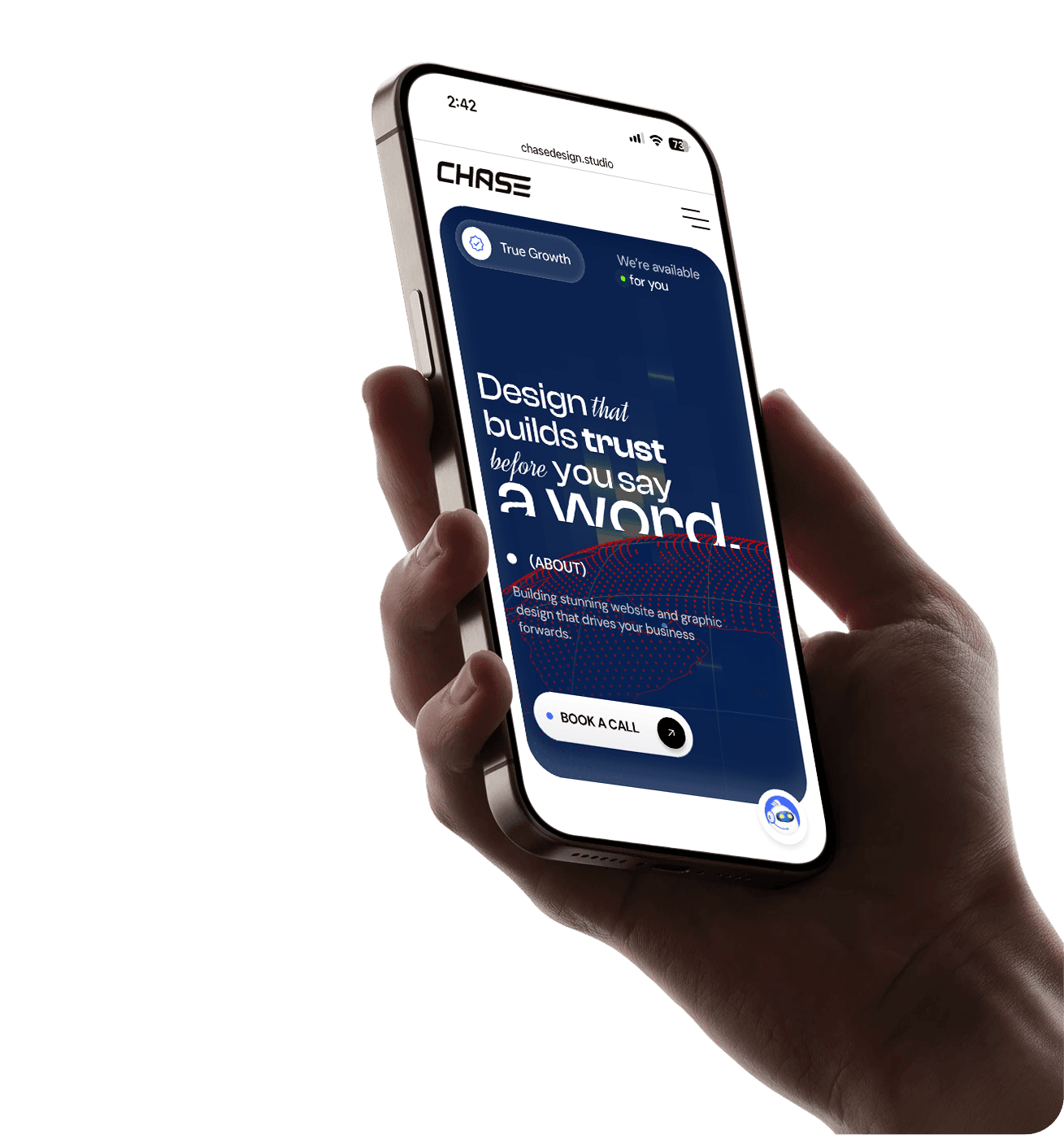 Chase Desing Studio Mobile Mockup