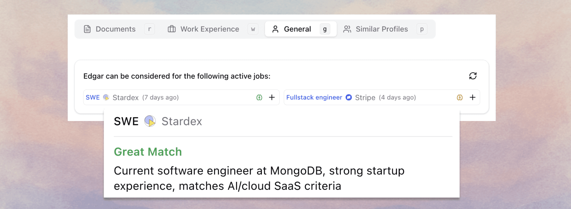 AI Job Suggestions