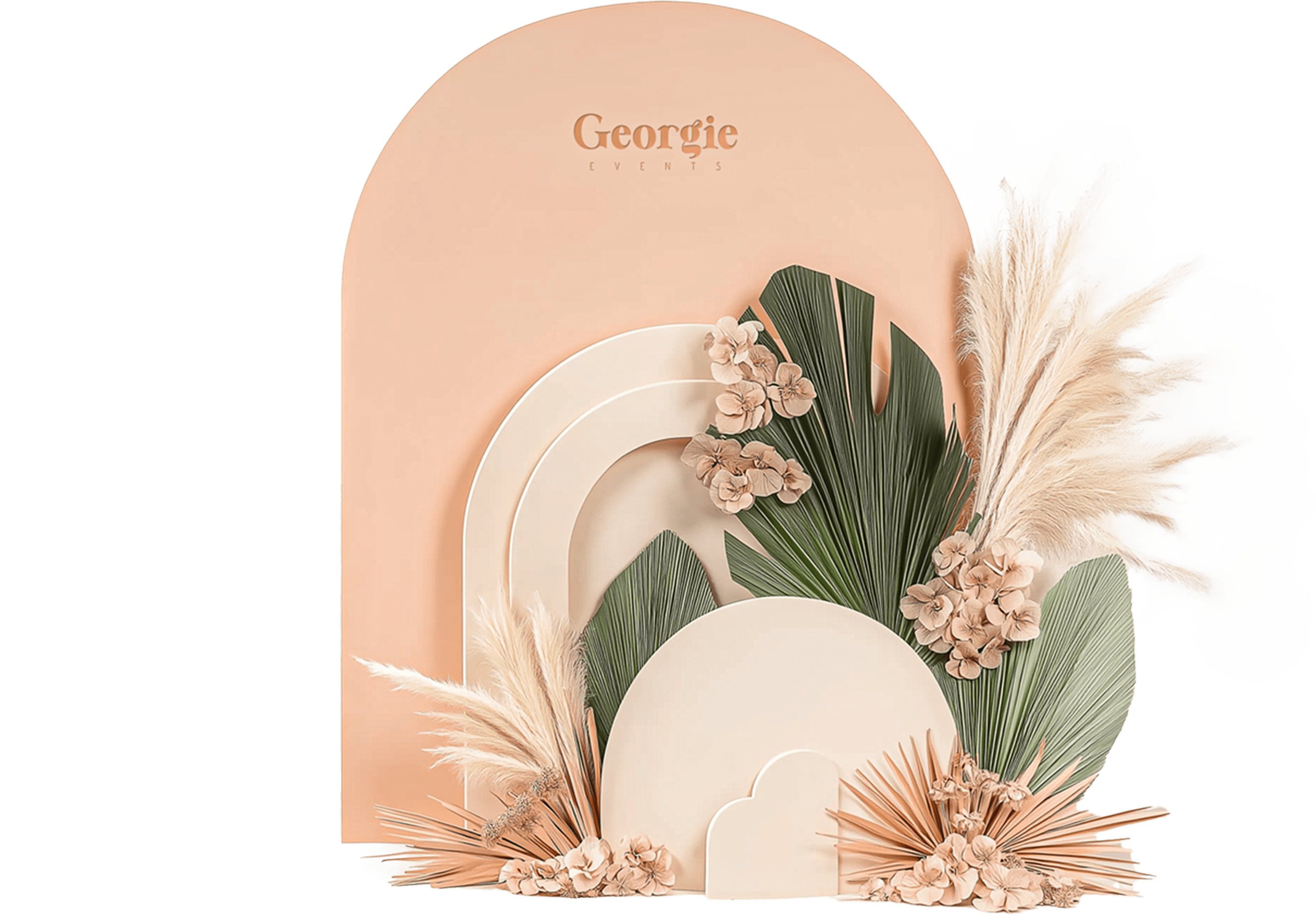 Photocall dans un style bohème