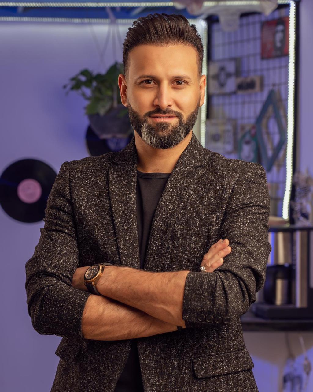 Portrait of Azriel Nadeem, client for Print at First Light
