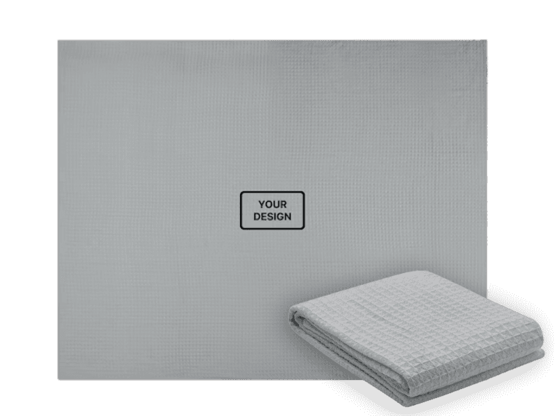 lightweight waffle blanket