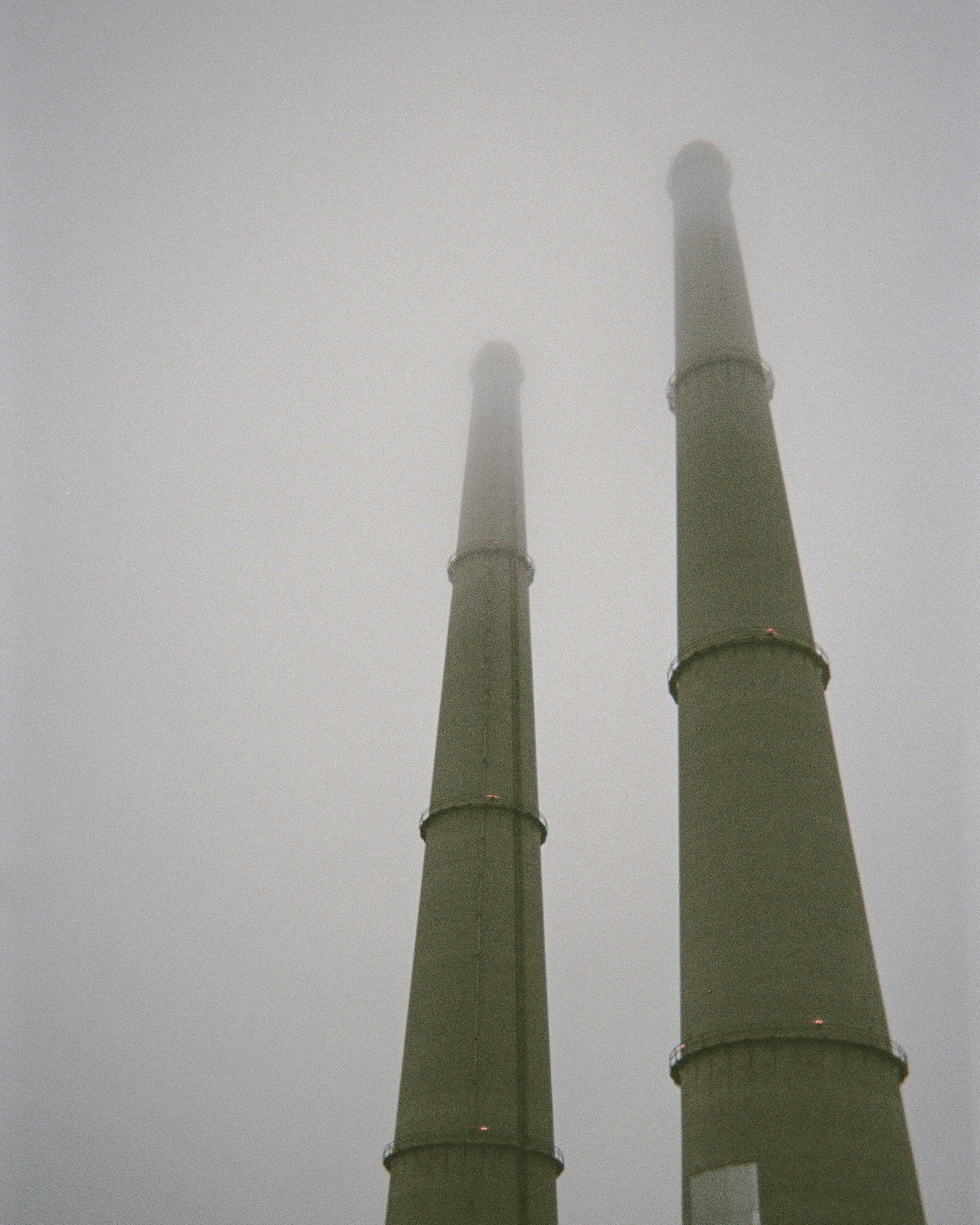 SMOG FROM THE PIPES. FALL 2024. UNKNOWN, CA. KODAK FILM.