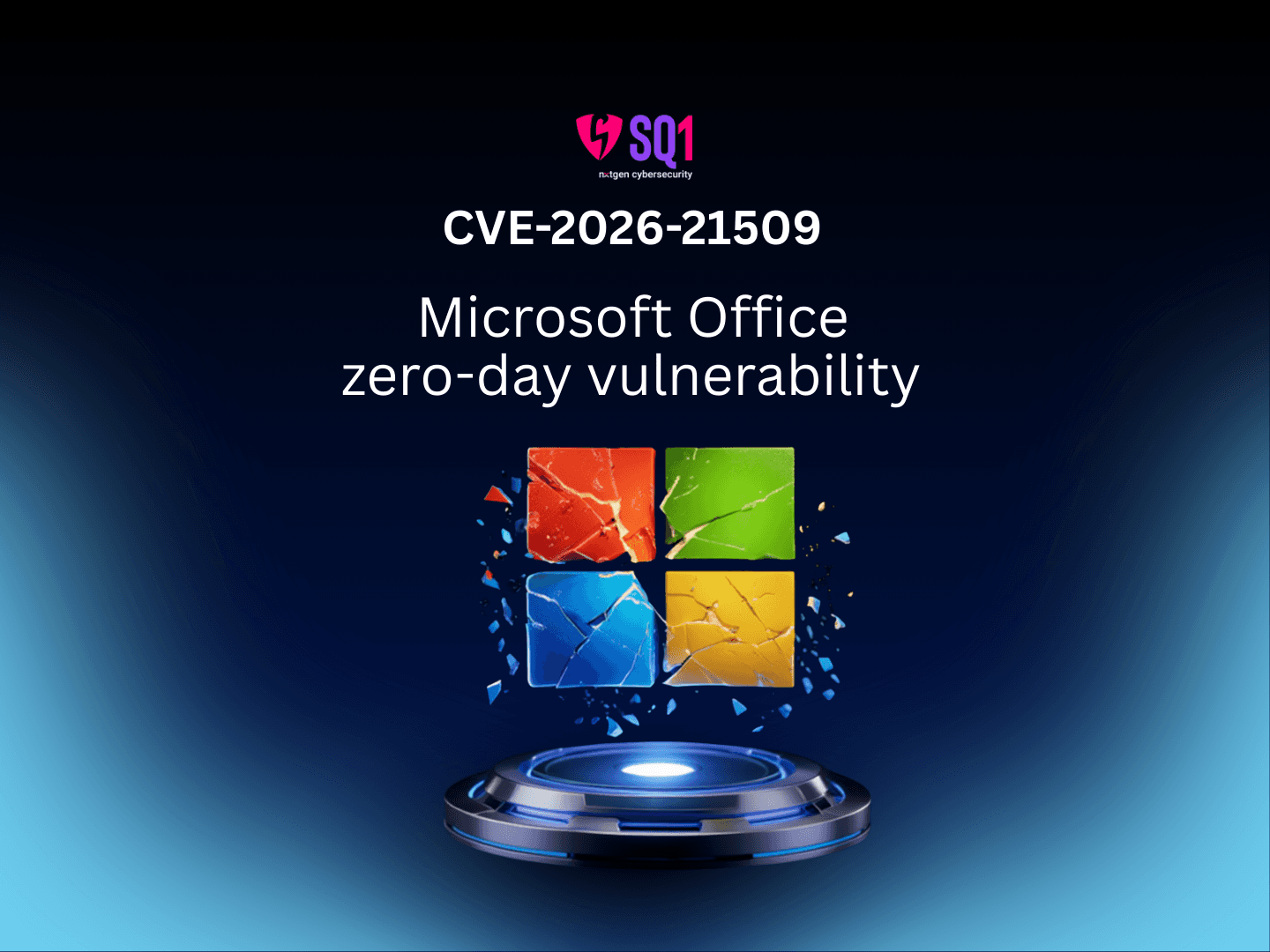 a red security sign and a blue security sign