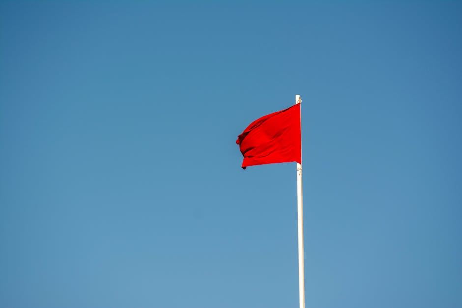design agency red flags illustration
