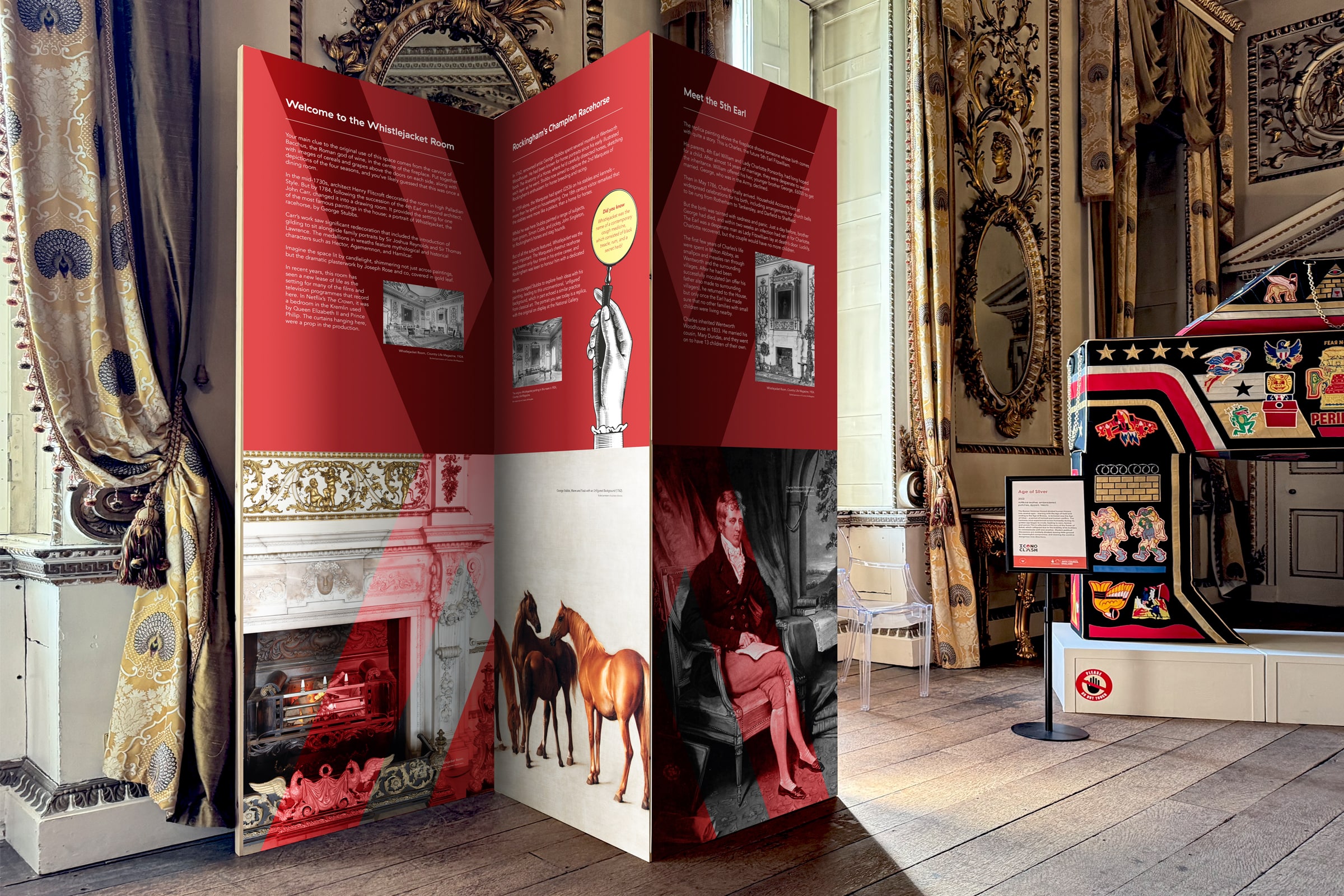 Large Free Standing Museum Exhibition Interpretation Display Design