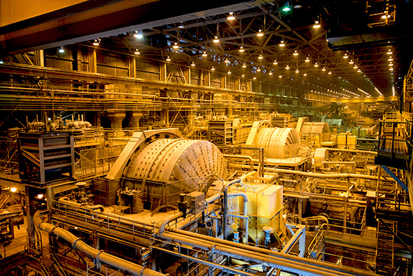 white and brown factory during day