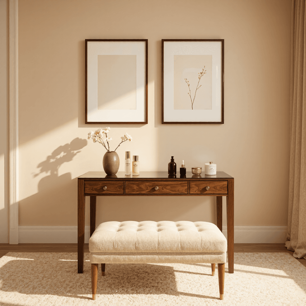 product photography of Home Decor Vanity
