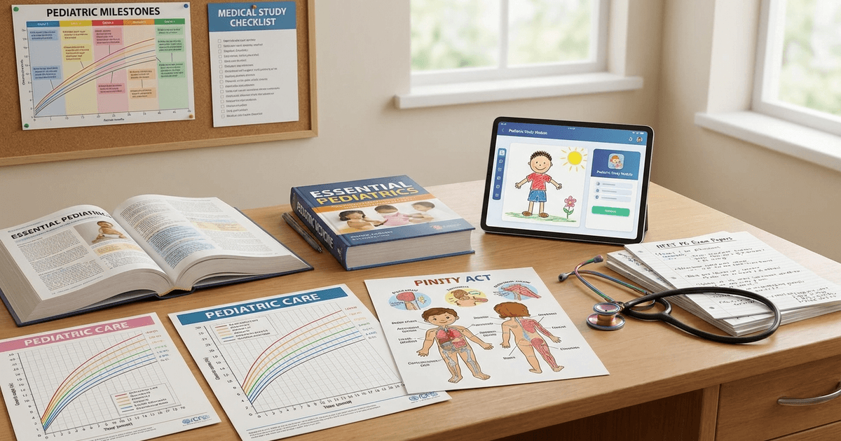 Cover: How to Study Pediatrics for NEET PG 2026: Complete Checklist + High-Yield Topics