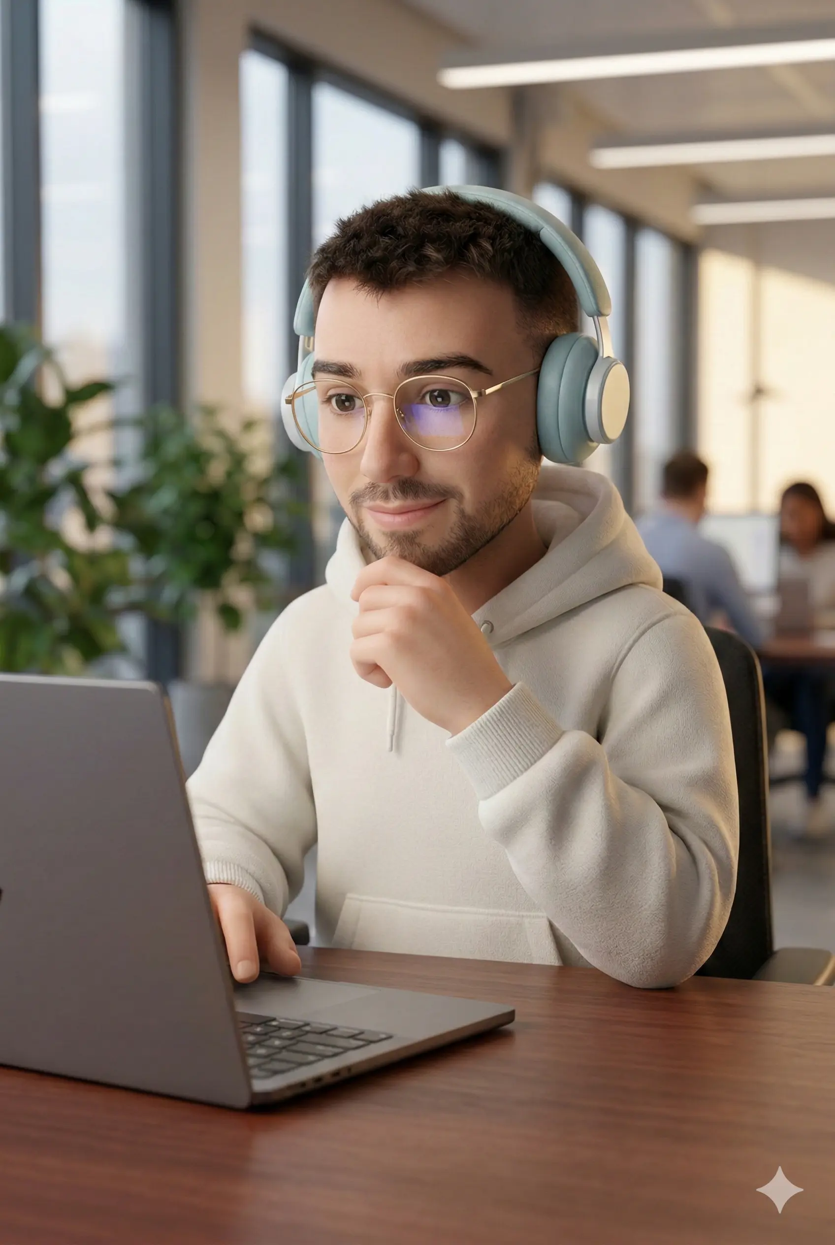 Avatar de Nicolas Since, travaillant sur son pc