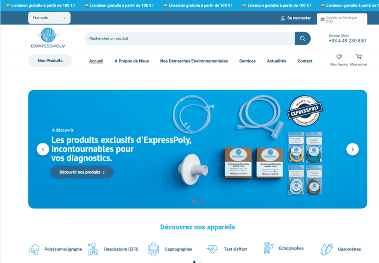 Site web Expresspoly