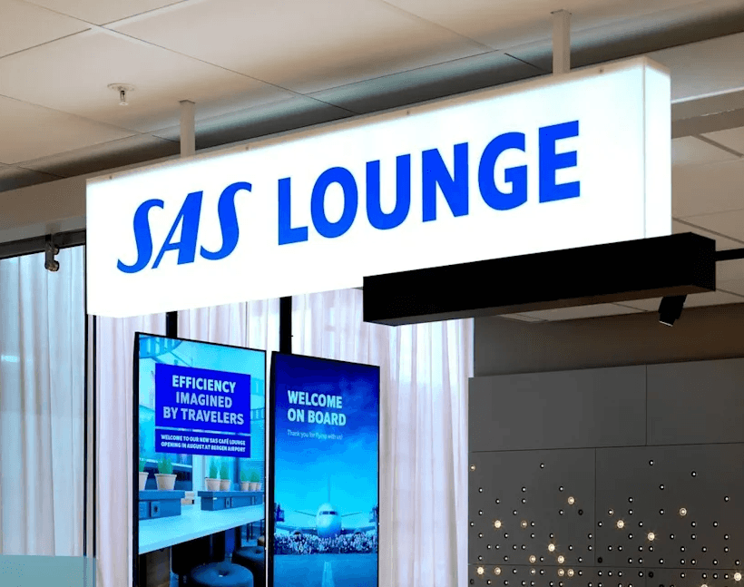 SAS lounge entrance