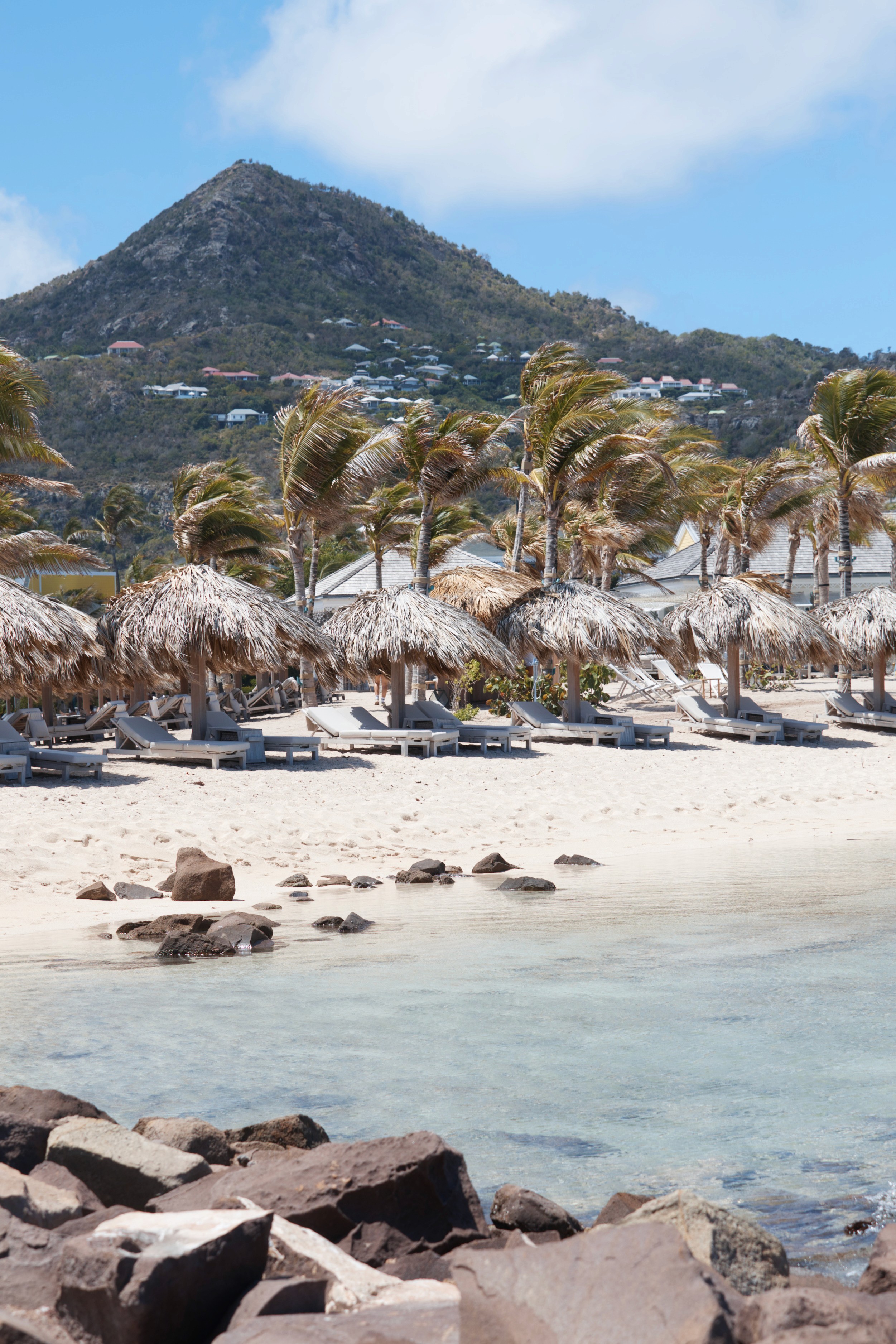 Rosewood Le Guanahani St. Barth social content shoot featuring a beach. Shot by SCISSOR