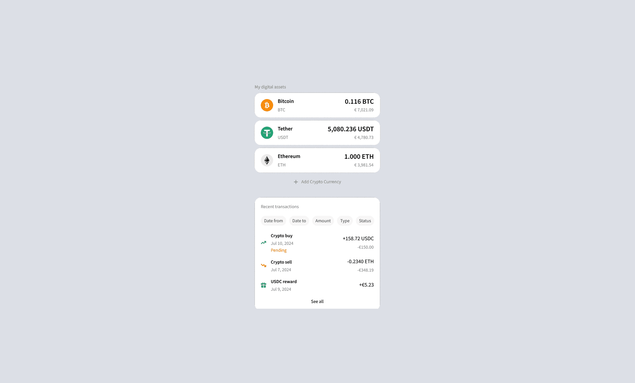 Web3 landing page + wallet connect modal (MetaMask-style) + dashboard snippet.