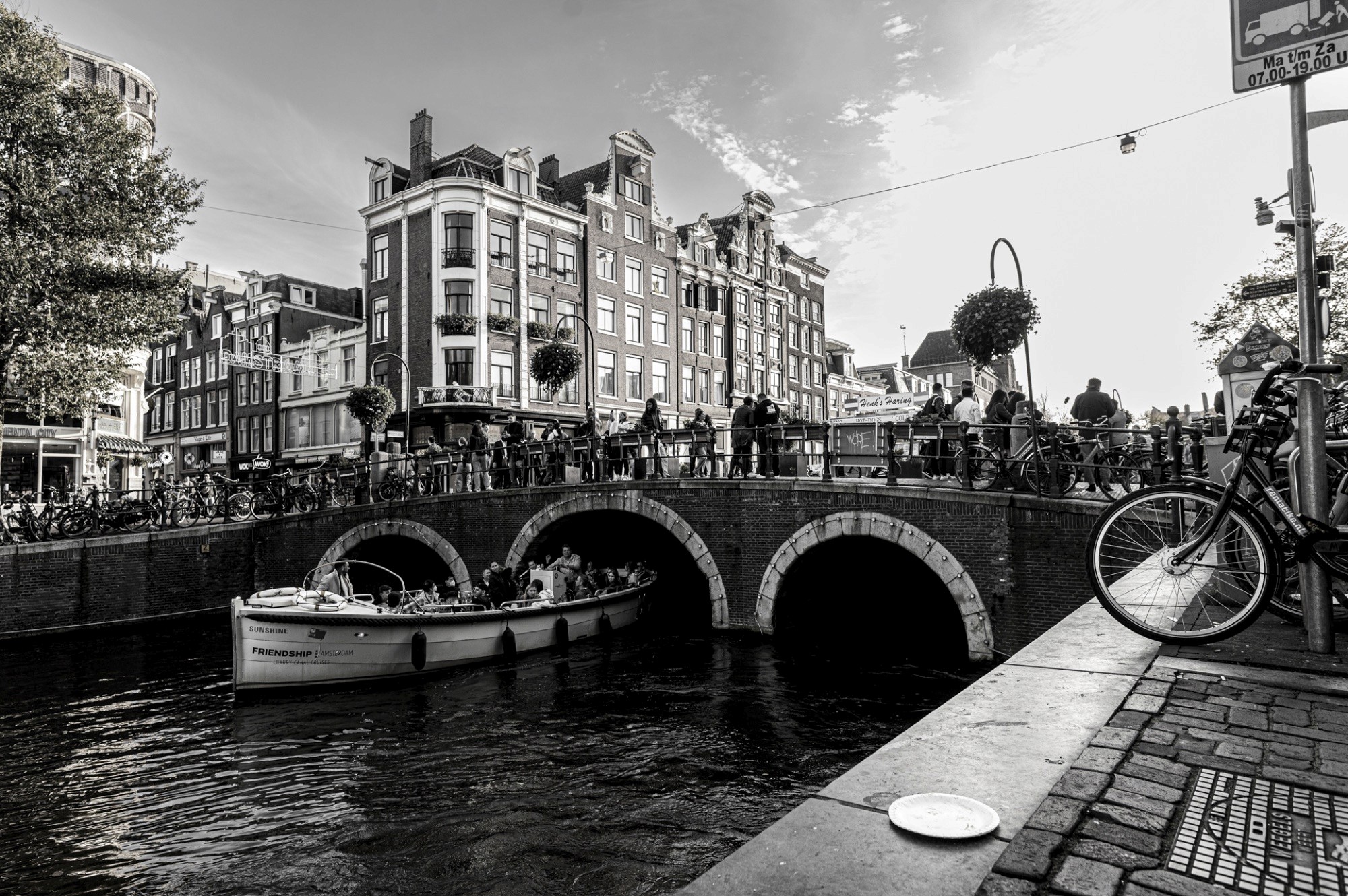 Amsterdam's shopping streets seen from one of our storytelling routes
