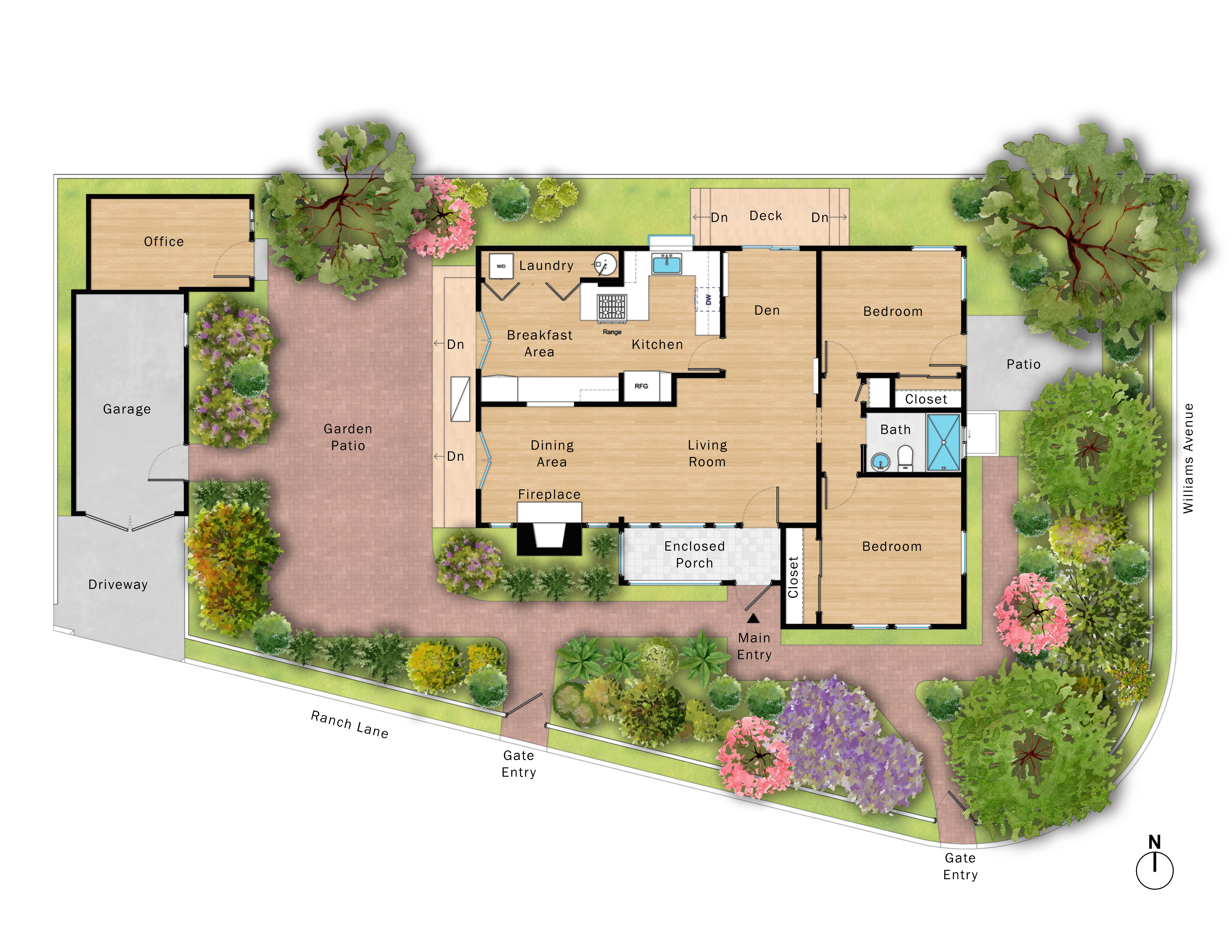 Williams Avenue Site and Floor Plan