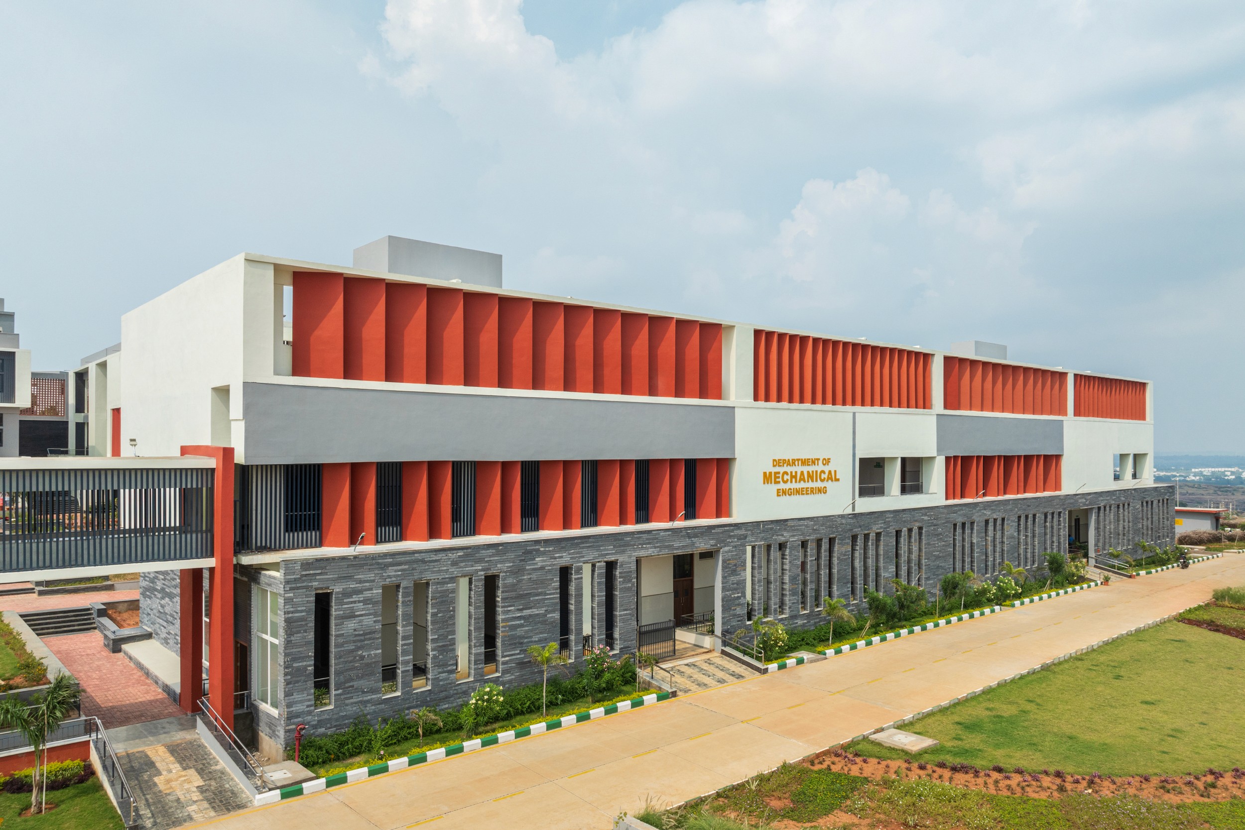 IIITDM Kurnool designed by Urbanframe. Architecture photography by Ekansh Goel, Studio Recall.