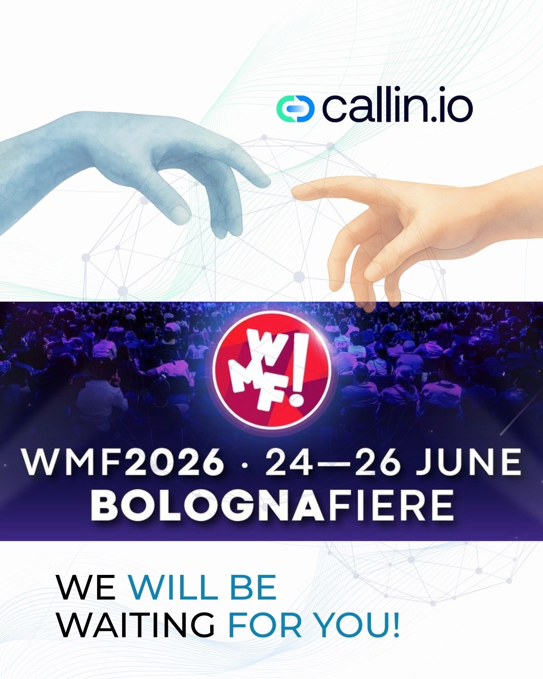 Callin.io al WMF 2026, 24-26 giugno, BolognaFiere