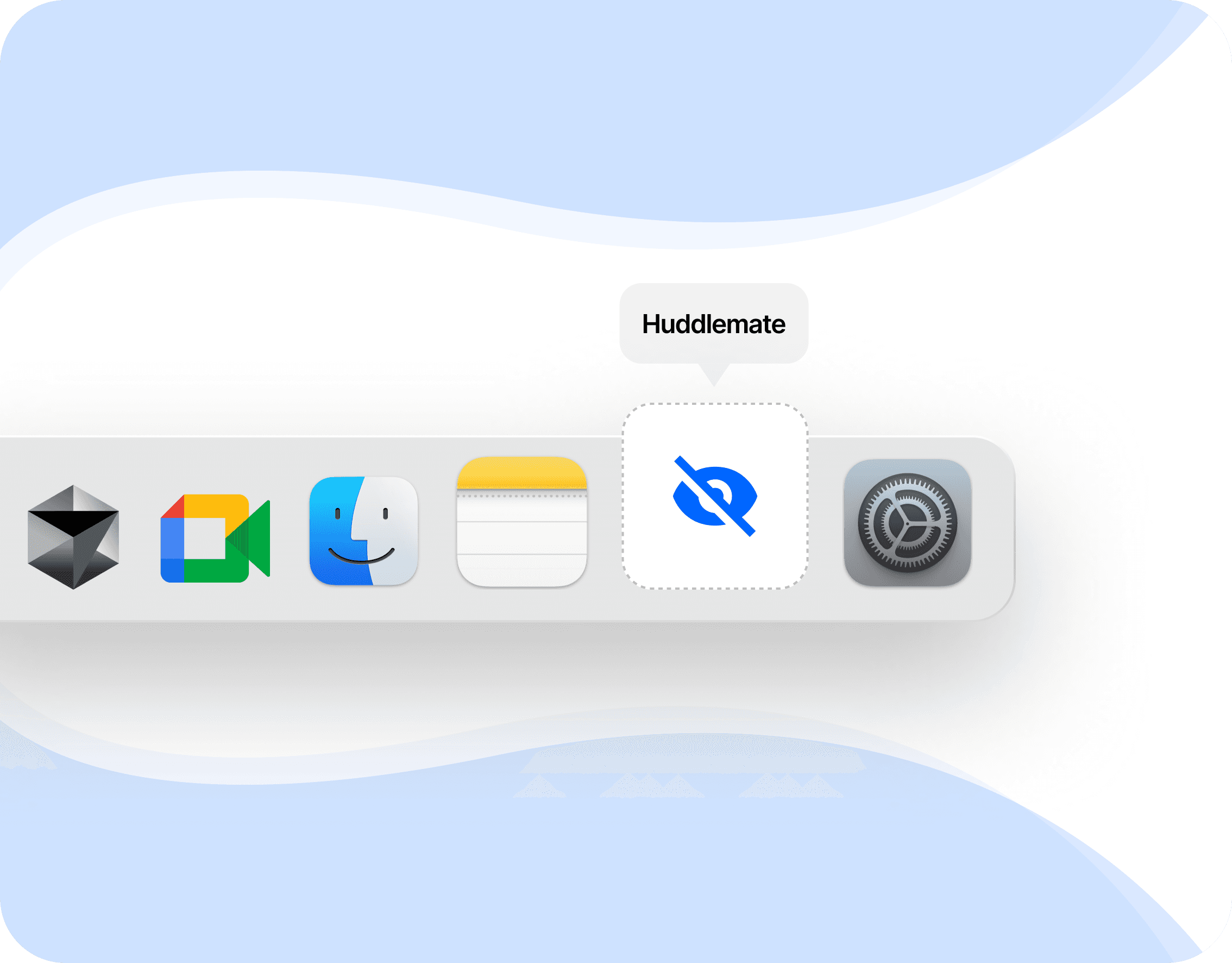 Hidden from task manager/dock
