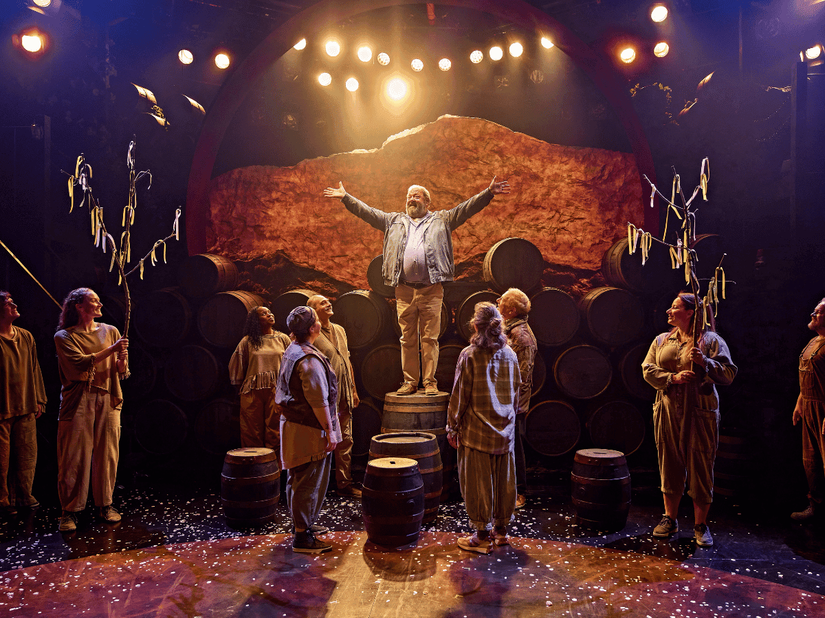 Mark Addy in The Unlikely Pilgrimage of Harold Fry at the Theatre Royal Haymarket in London